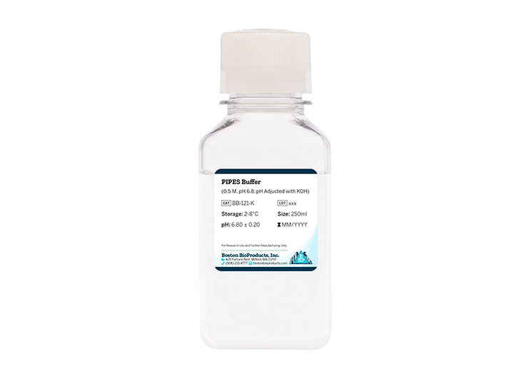 PIPES Buffer (0.5 M, pH 6.8, pH Adjusted with KOH)