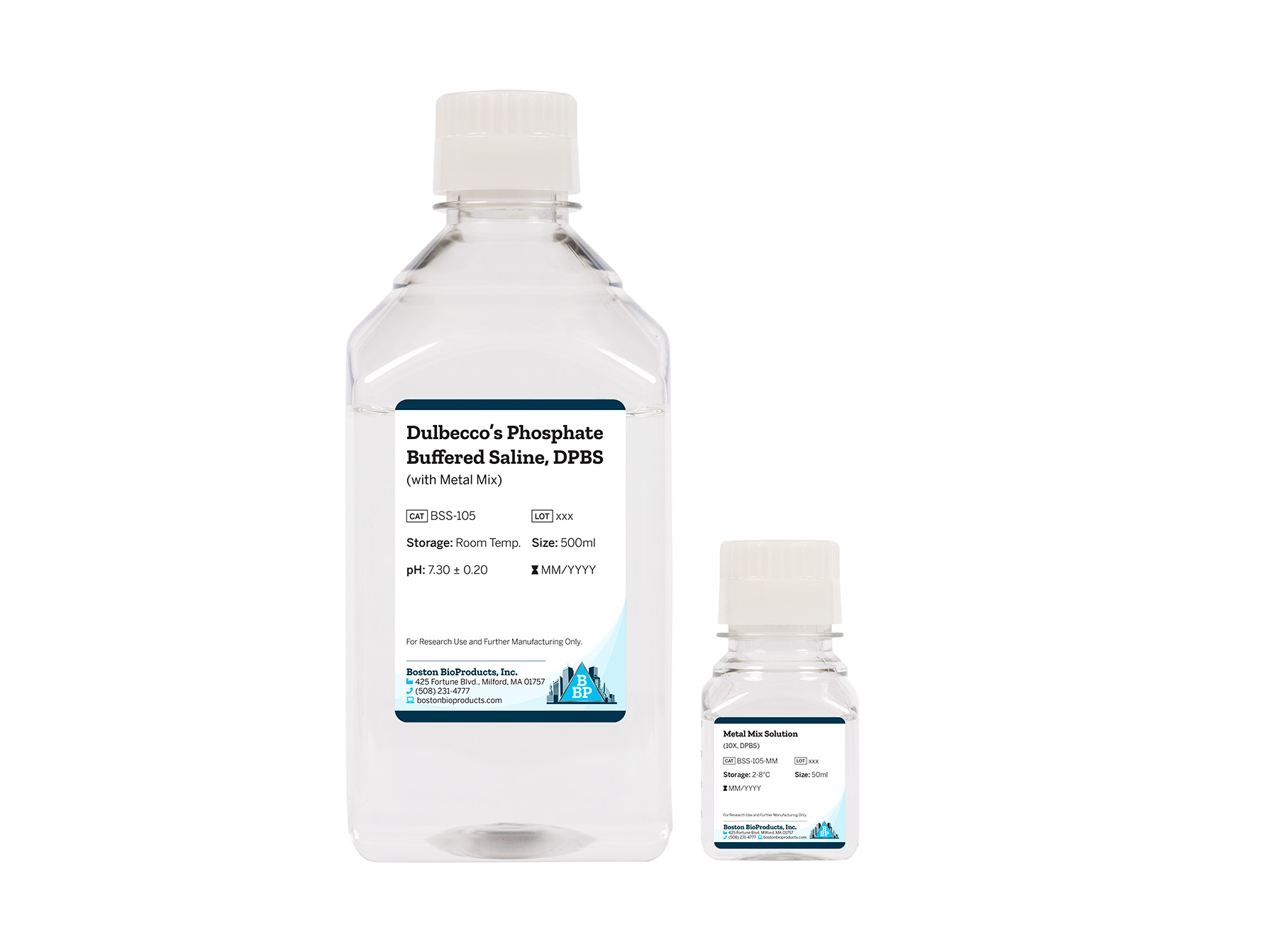 Dulbecco's Phosphate Buffered Saline, DPBS (with Metal Mix)