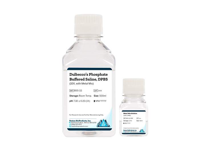 Dulbecco's Phosphate Buffered Saline, DPBS (10X, with Metal Mix)