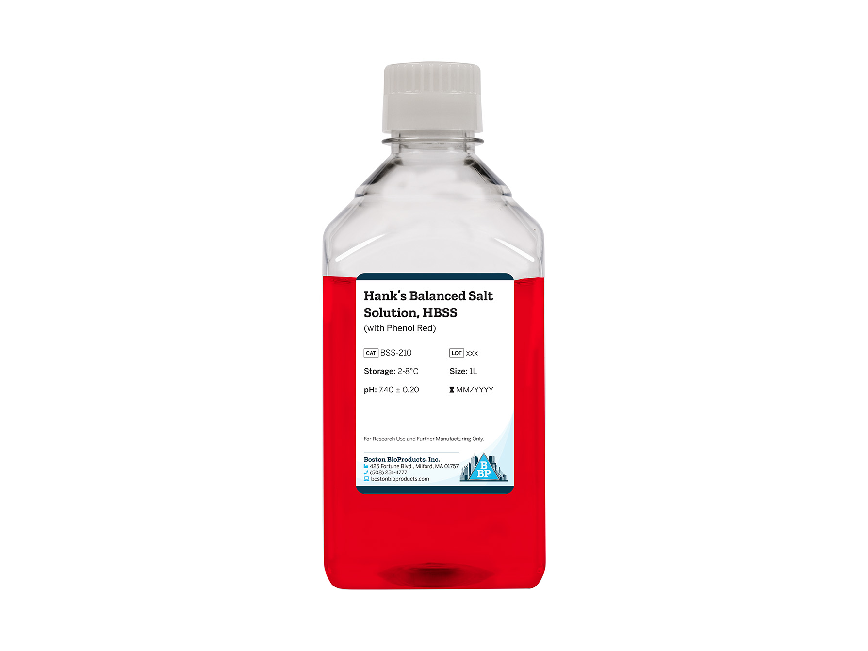 Hank's Balanced Salt Solution, HBSS (with Phenol Red) Hank's Balanced Salt Solution, HBSS (with Phenol Red)