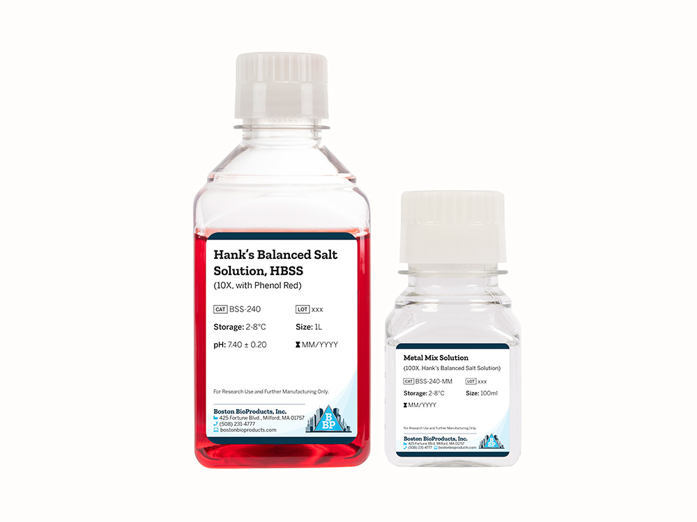 Hank's Balanced Salt Solution, HBSS (10X, with Phenol Red)