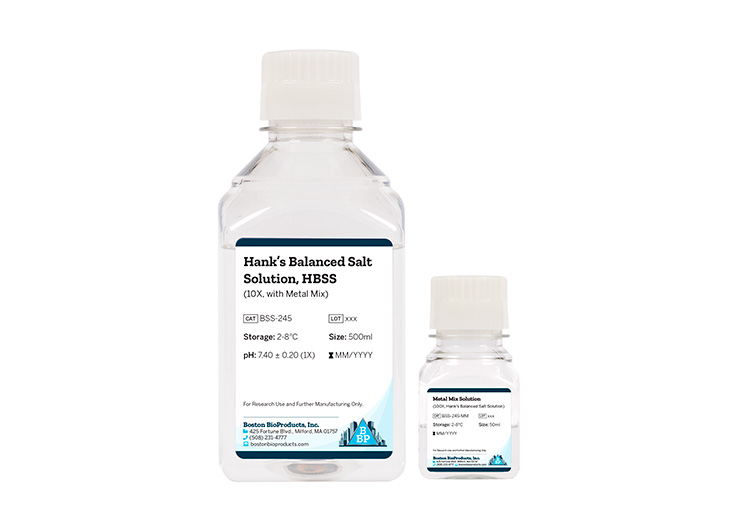 Hank's Balanced Salt Solution, HBSS (10X, with Metal Mix)