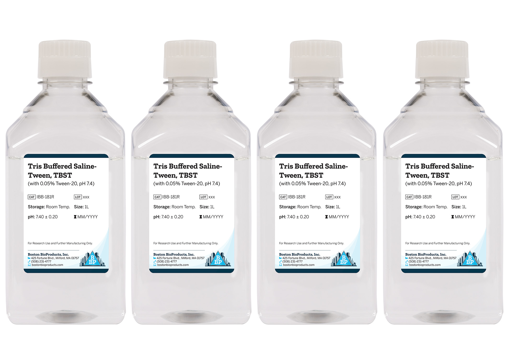 Tris Buffered Saline-Tween, TBST (with 0.05% Tween-20, pH 7.4)